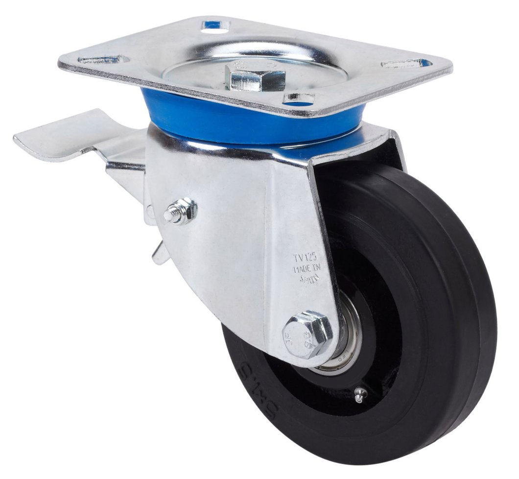 SERIE TV-HG, Giratorio/Platina/Freno Rueda y Soporte