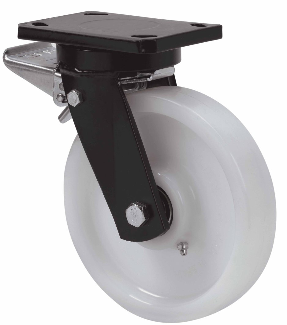 SERIE HLB-FT, Giratorio/Platina/Freno Rueda y Soporte