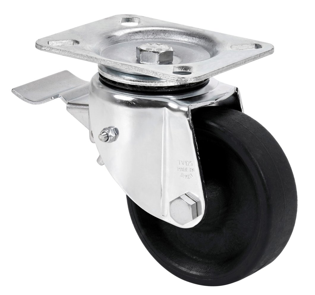 SERIE TV-TT, Giratorio/Platina/Freno Rueda y Soporte