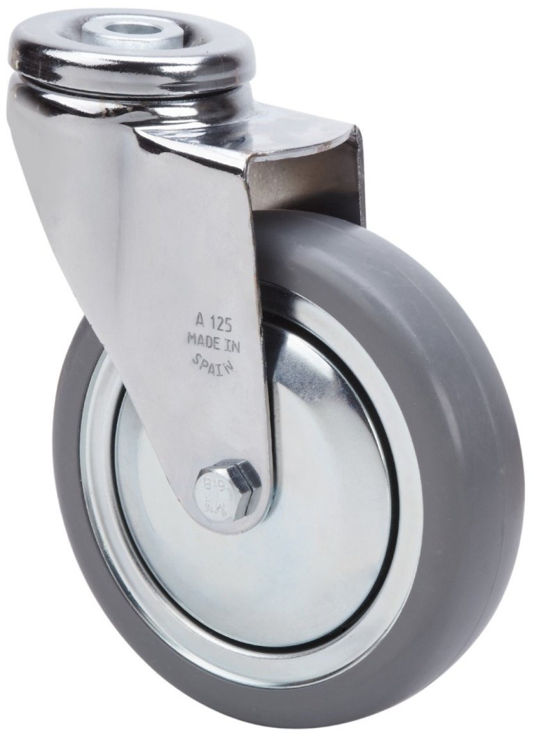 SERIE A-CB, Giratorio/Agujero pasante/Sin Freno