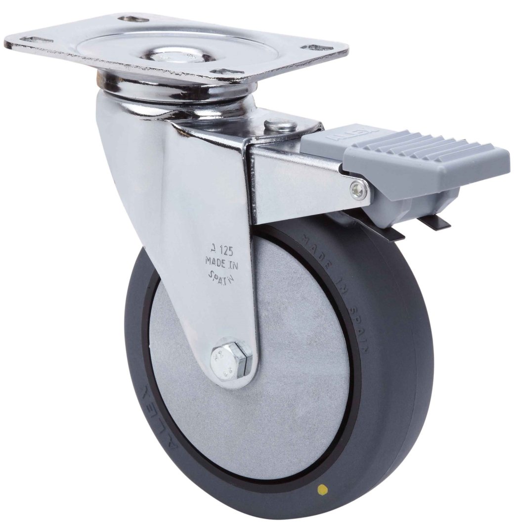 SERIE A-PGC, Giratorio/Platina/Freno Rueda y Soporte