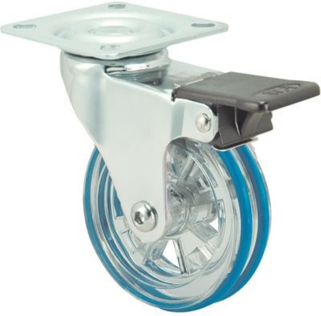 SERIE RD-RD Azul, Giratorio/Platina/Freno Rueda