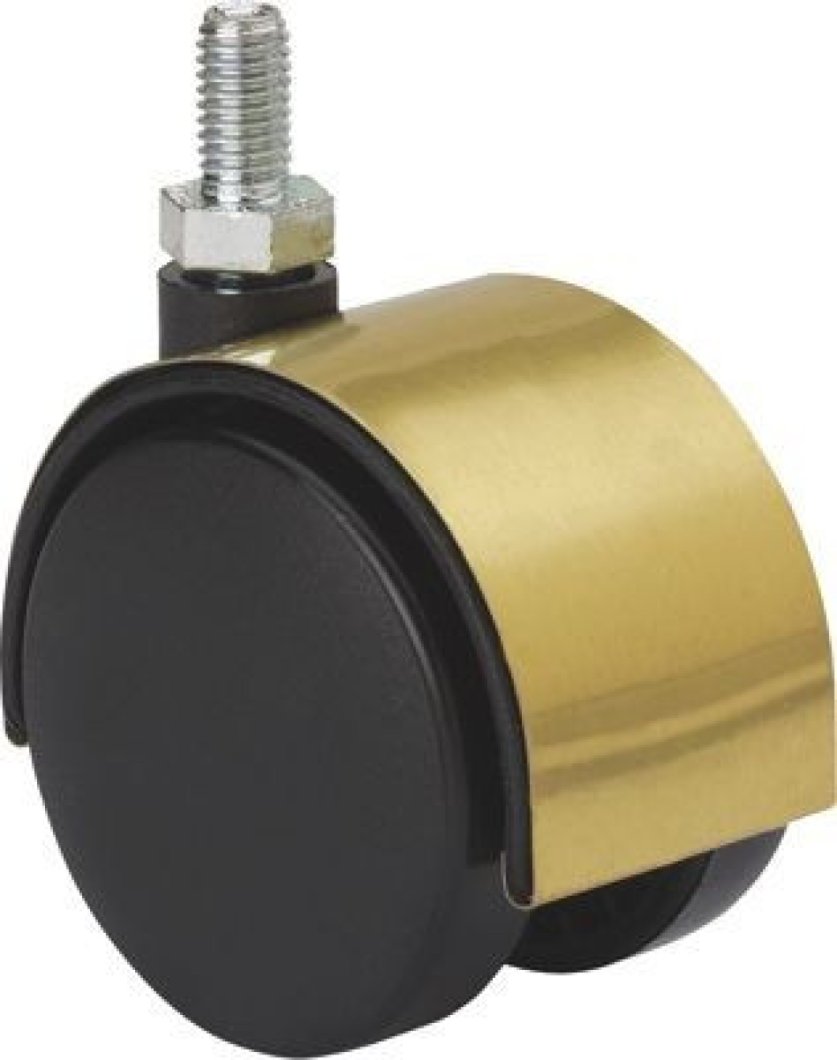 SERIE DK-DK Latonado, Giratorio/Espiga roscada/Sin Freno