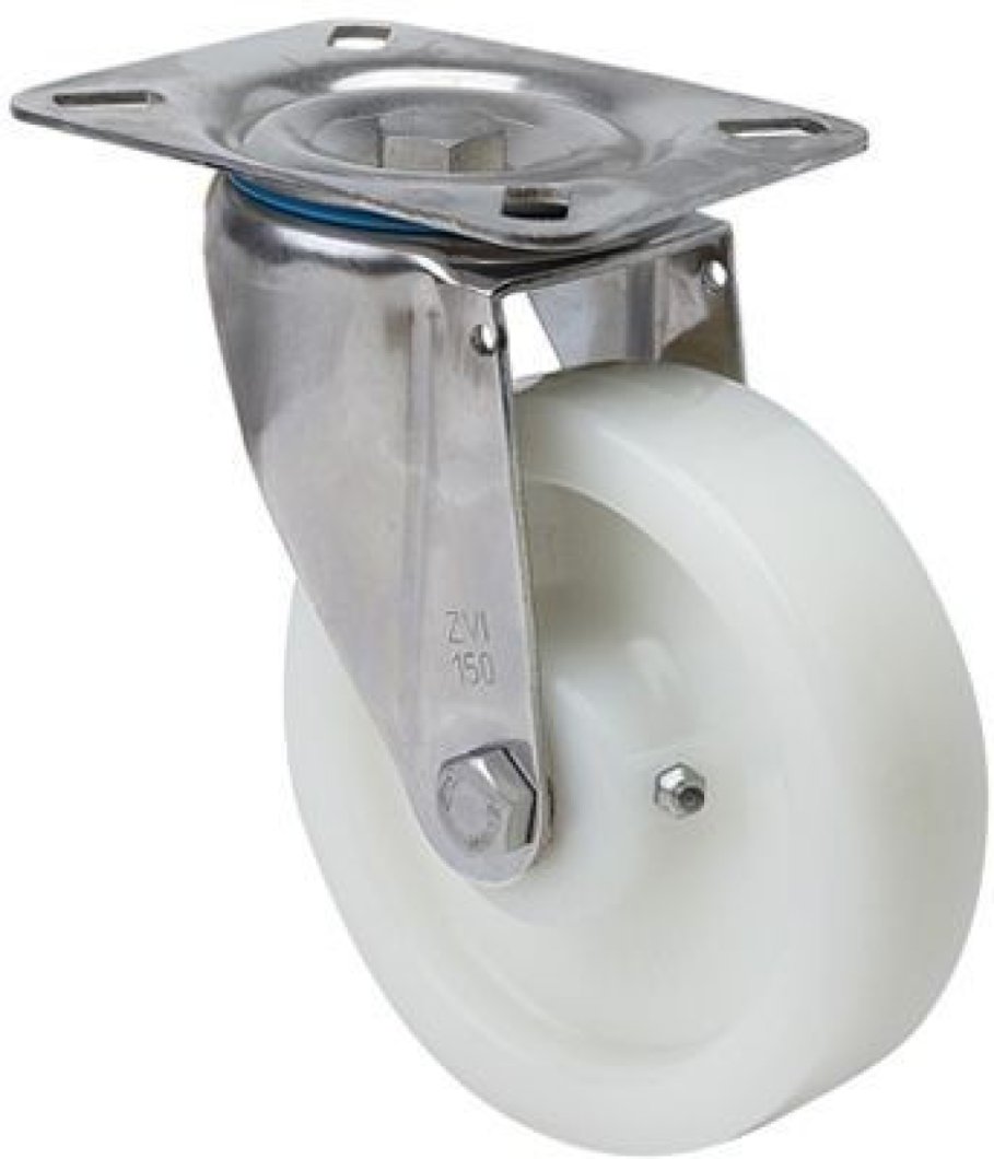 SERIE ZVI INOX-FT, Giratorio/Platina/Sin Freno