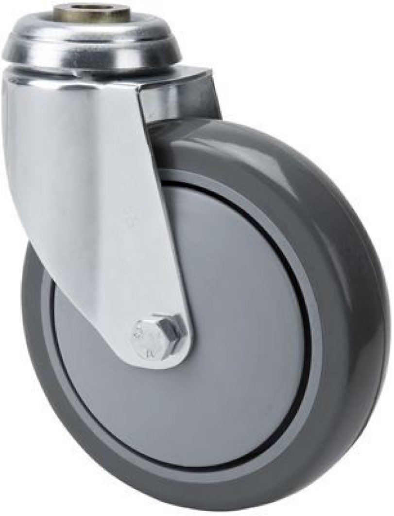 SERIE M-PU, Giratorio/Agujero pasante/Sin Freno