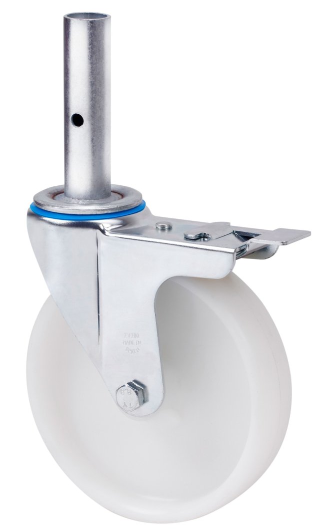 SERIE ZVA-TN, Giratorio/Espiga/Freno Rueda y Soporte