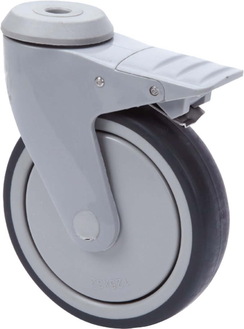 SERIE AN-AN, Giratorio/Agujero pasante/Freno Rueda y Soporte