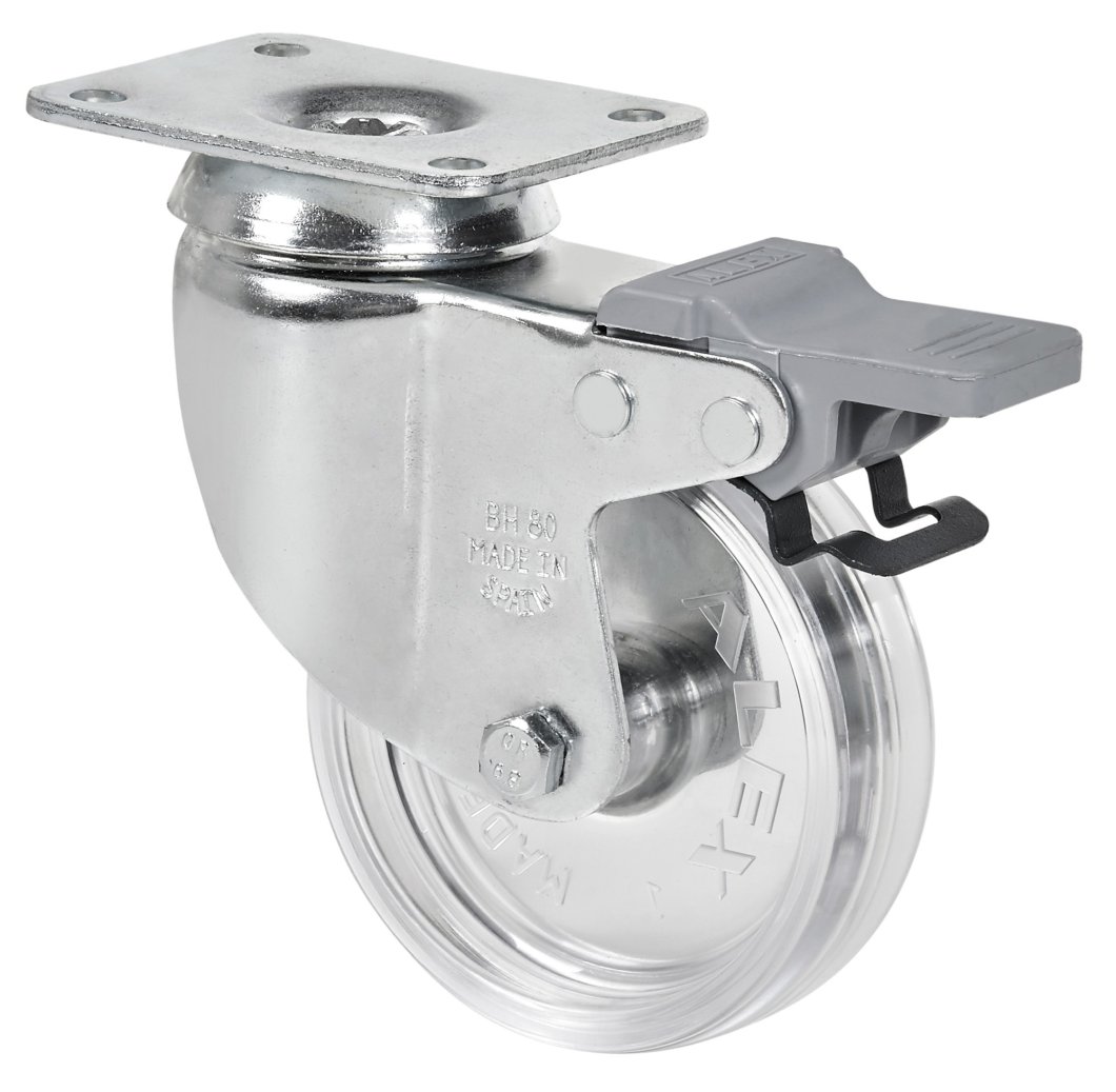 SERIE BH-SLC Cincado, Giratorio/Platina/Freno Rueda y Soporte