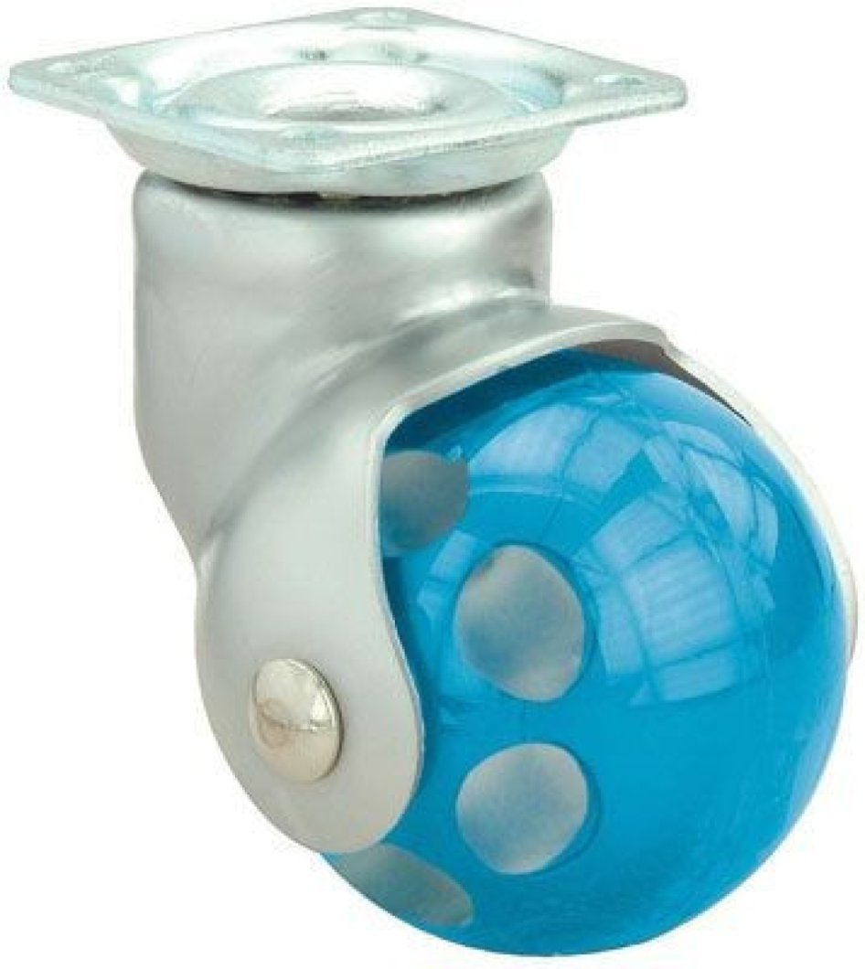 SERIE BLS-BLS Azul, Giratorio/Platina/Sin Freno