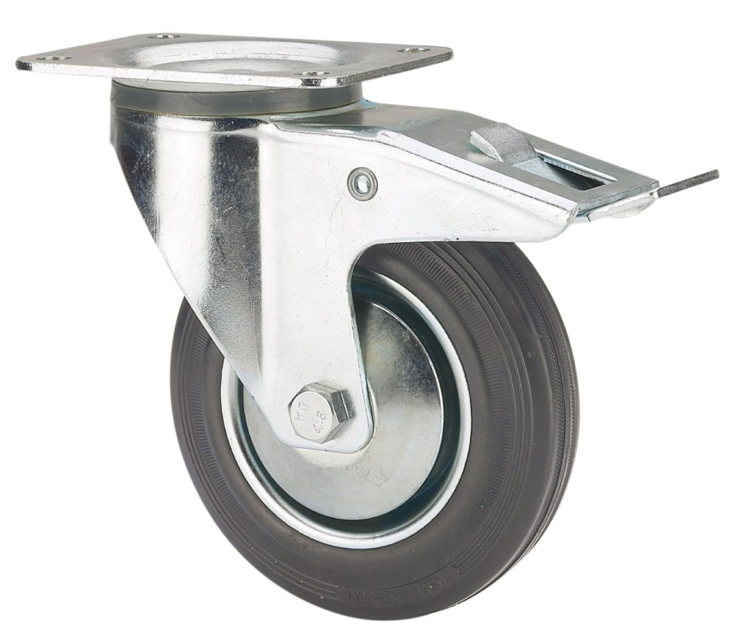 SERIE 120-120, Giratorio/Platina/Freno Rueda y Soporte