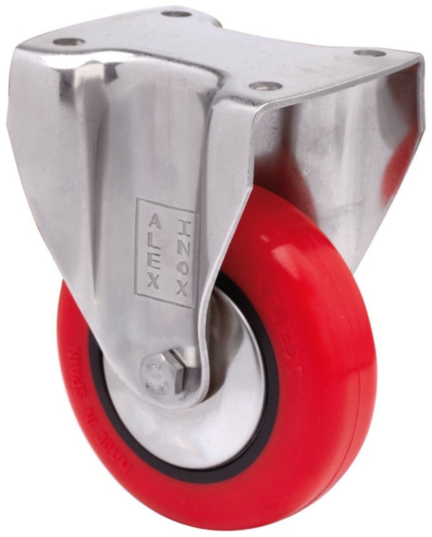 SERIE BHI INOX-PPI, Fijo/Platina/Sin Freno