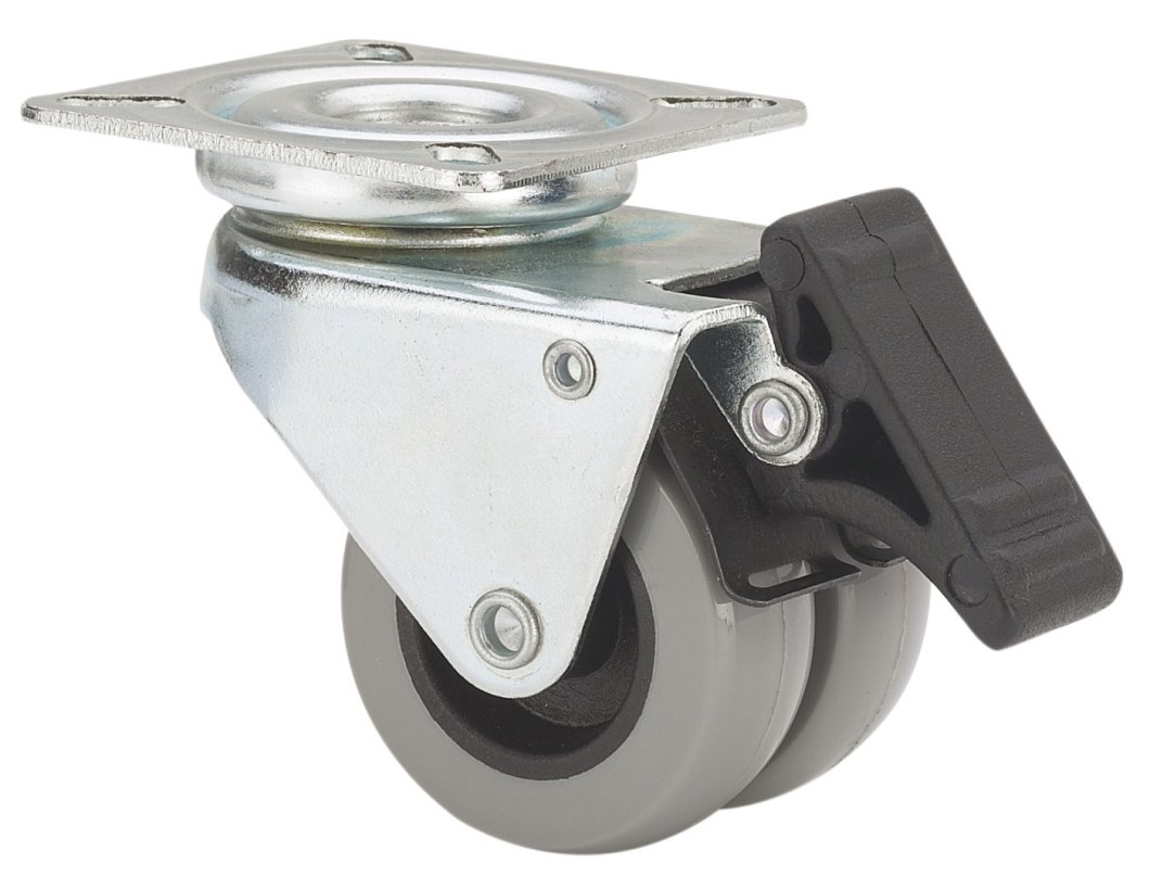 SERIE 411-411, Giratorio/Platina/Freno Rueda y Soporte