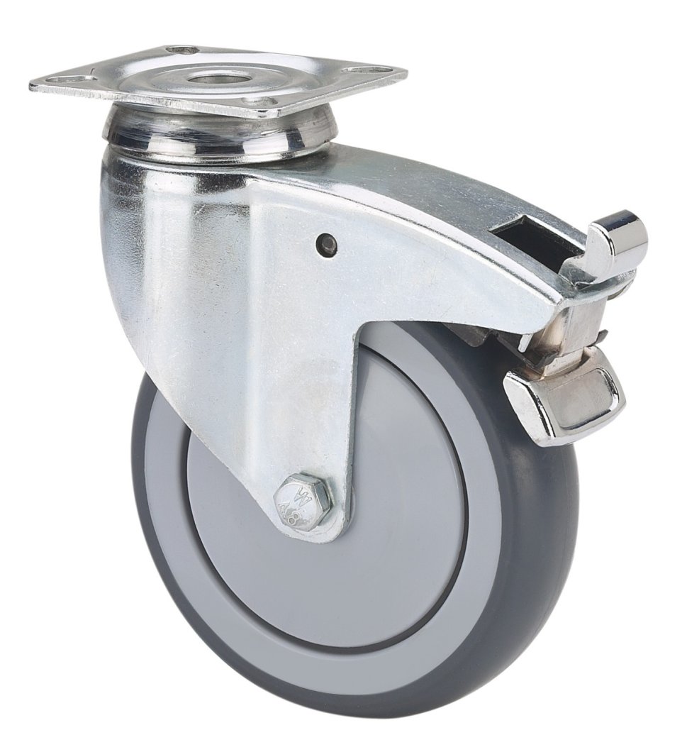 SERIE 300-300, Giratorio/Platina/Freno Rueda y Soporte