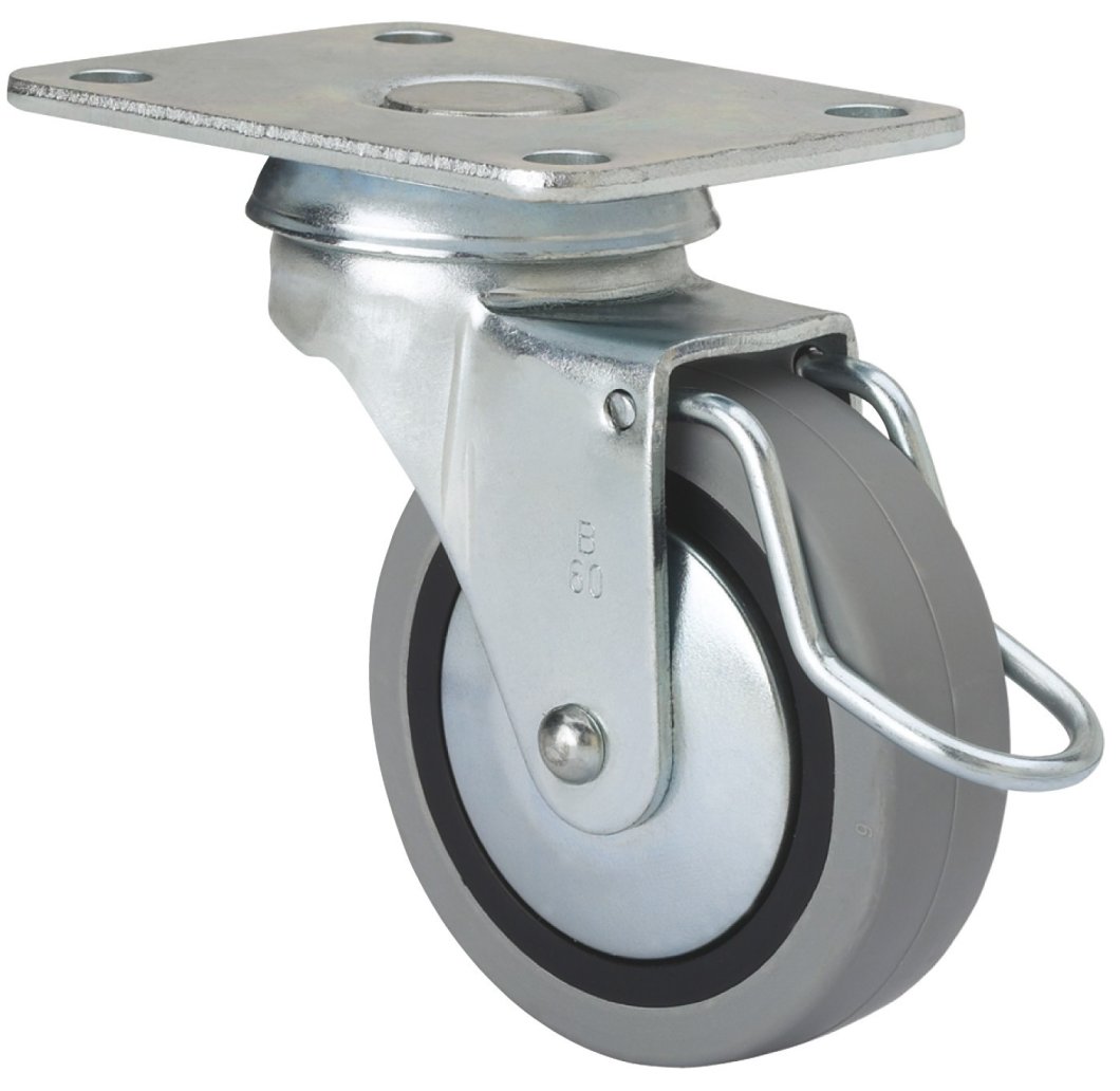 SERIE 601-601, Giratorio/Platina/Freno Rueda y Soporte