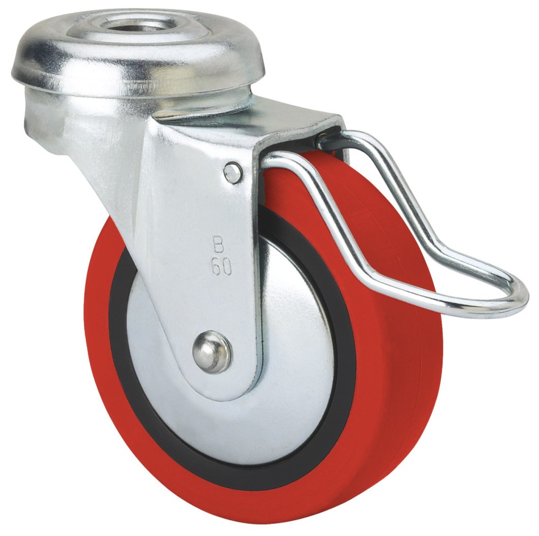 SERIE B-PPI, Giratorio/Agujero pasante/Freno Rueda