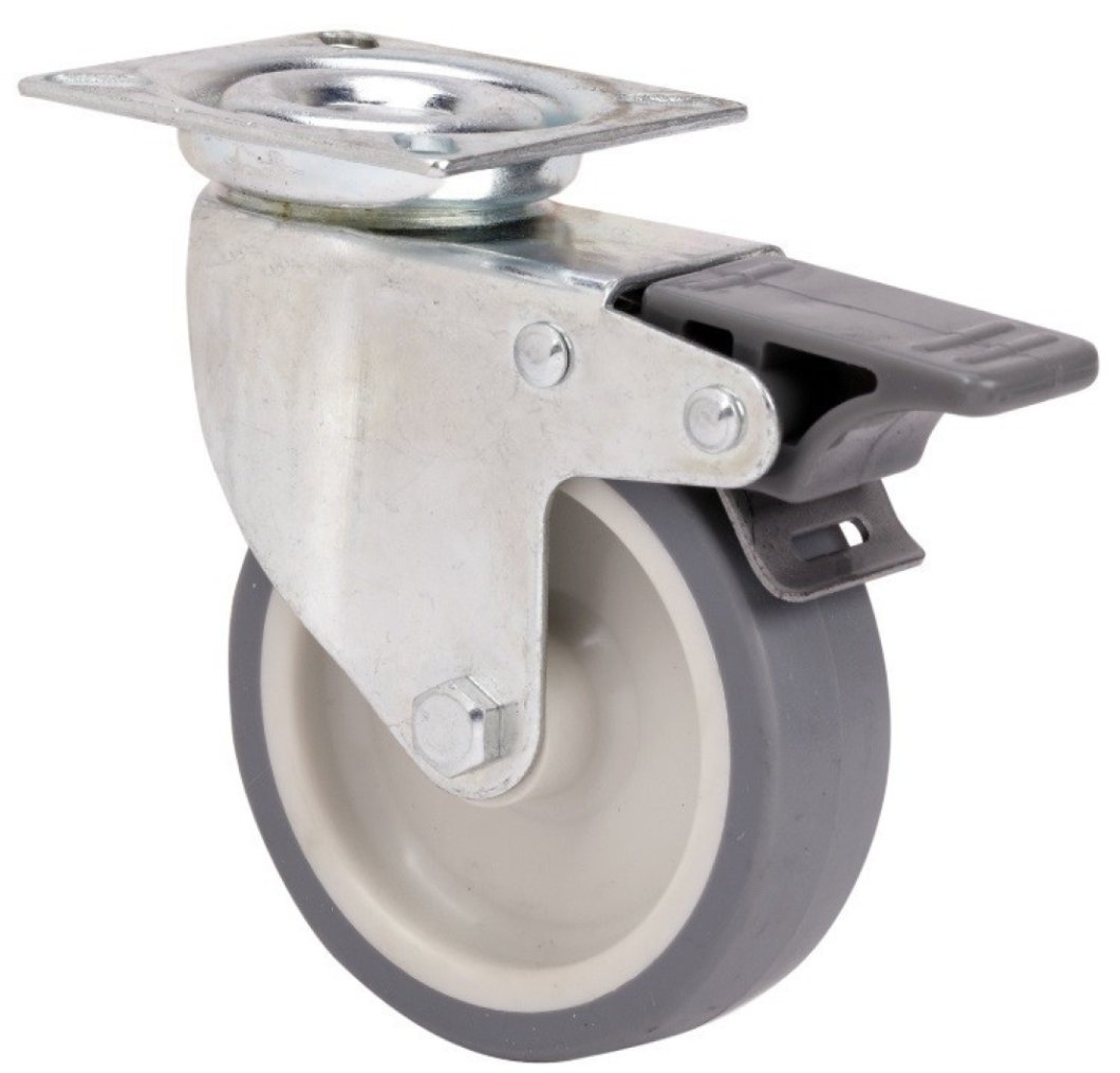 SERIE 401-401, Giratorio/Platina/Freno Rueda y Soporte