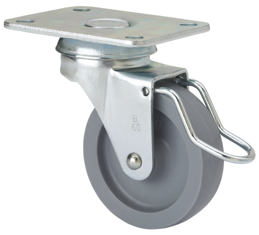 SERIE 602-602, Giratorio/Platina/Freno Rueda y Soporte