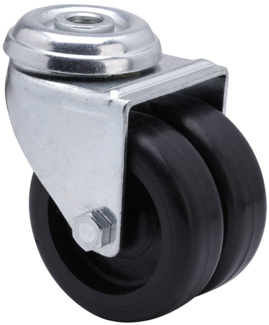 SERIE IG-IG negra, Giratorio/Agujero pasante/Sin Freno