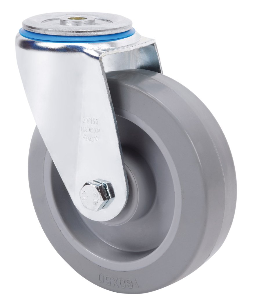 SERIE ZV-PGR, Giratorio/Agujero pasante/Sin Freno