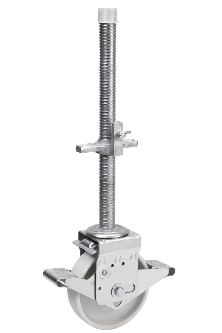 SERIE TC-TN, Giratorio/Espiga roscada/Freno Rueda y Soporte