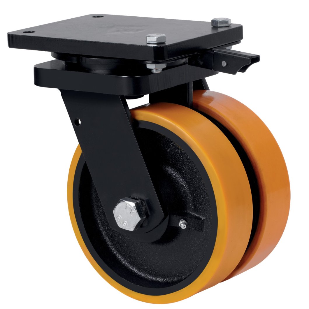 SERIE HLG-HU, Giratorio/Platina/Bloqueo direccional