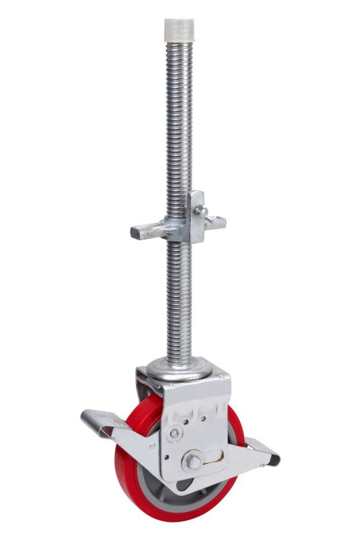 SERIE TC-PO, Giratorio/Espiga roscada/Freno Rueda y Soporte