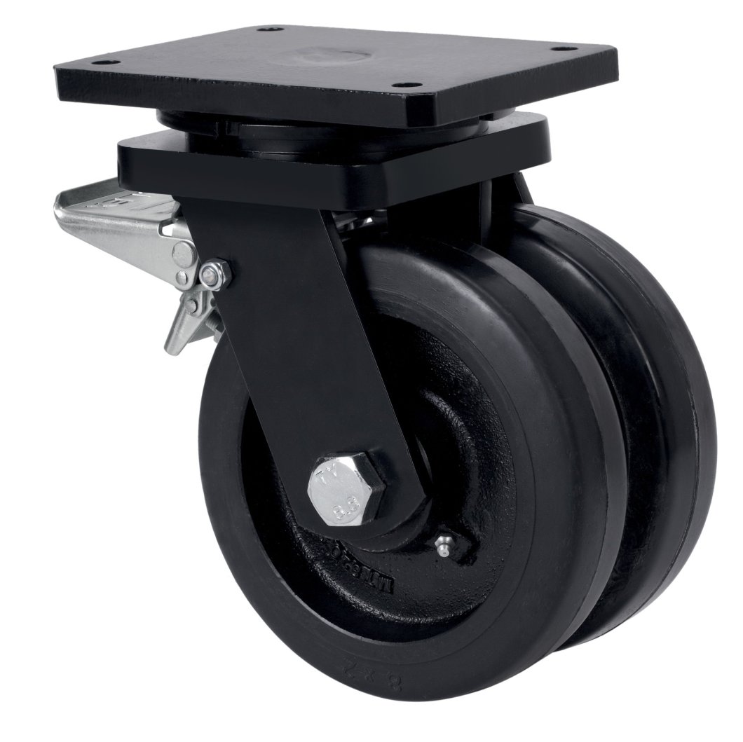 SERIE HLG-HG, Giratorio/Platina/Freno Rueda y Soporte