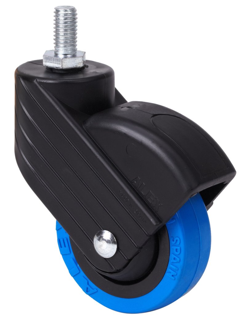 SERIE HP-PUA, Giratorio/Espiga roscada/Sin Freno