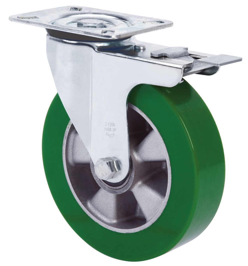 SERIE ZVR-AUGB, Giratorio/Platina/Freno Rueda y Soporte