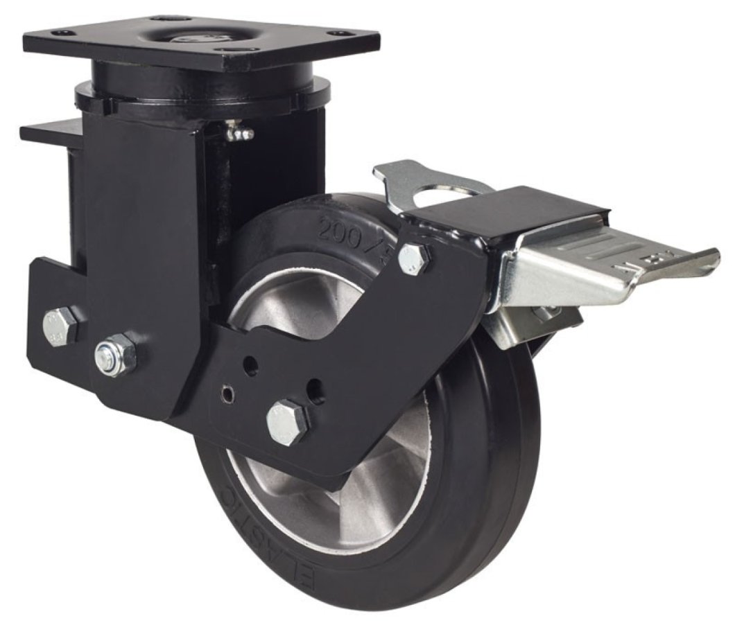 SERIE HLSB-DE, Giratorio/Platina/Freno Rueda