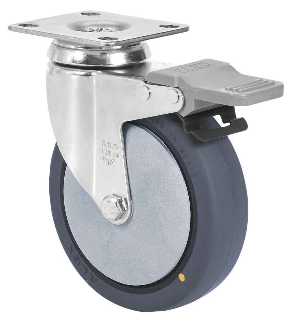 SERIE BHA-PGC, Giratorio/Platina/Freno Rueda y Soporte